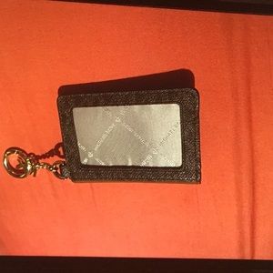 Michael Kors key chain with ID holder